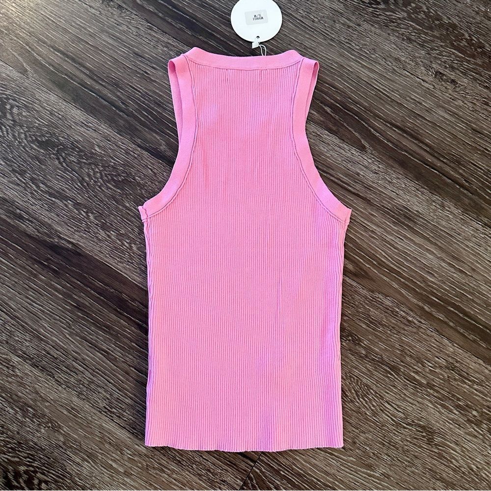 Thanne Ribbed High Neck Tank New - Picture 3 of 3